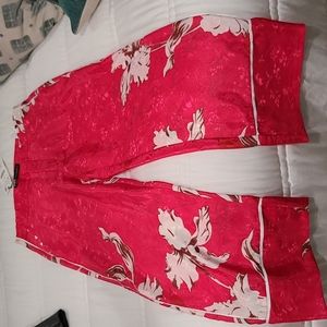 pajama-style satin pant. This season. New with tags.